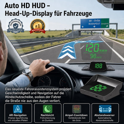 🚘 HUD Head-Up Display – Sicher fahren ohne Ablenkung