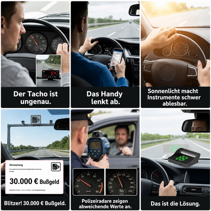 🚘 HUD Head-Up Display – Sicher fahren ohne Ablenkung