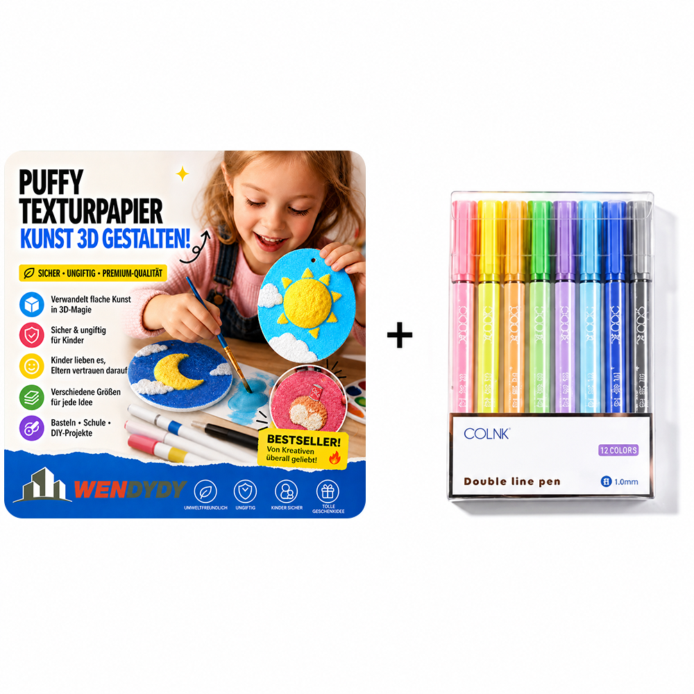 IEY® 3D-Quellpapier | 50 % Rabatt auf den zweiten Artikel