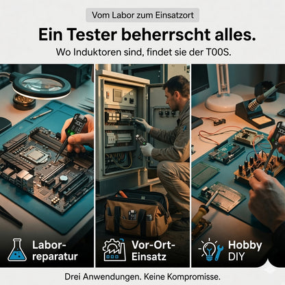 ⚡SCHNELL TESTEN：Messgerät für die elektromagnetische Induktivität im Stromkreis