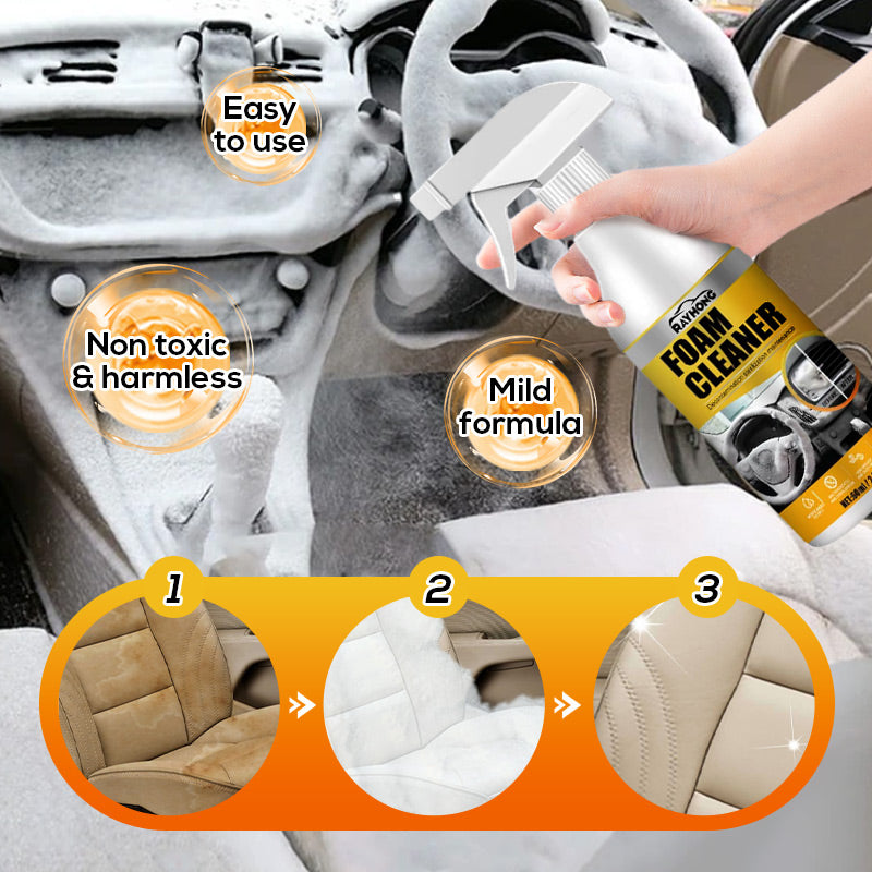 ⏰ Kaufe 2, erhalte 1 gratis! 🎁🧼In 5 Minuten blitzsauber🧼🔥Auto-Innenraum-Reinigungsspray
