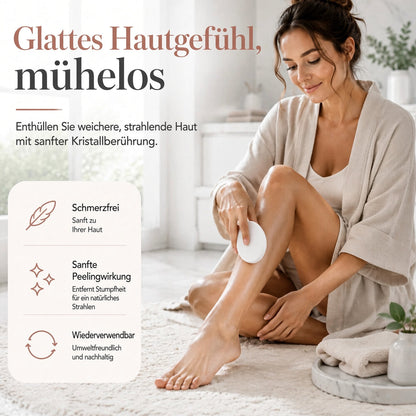 🥳2026 TOP-SELLER🥳💎Ergonomisches Haarentfernungsgerät mit Schutzhülle✨ Kristall-Haarentferner 🪒 Glatte Haut ohne Rasierer! ✨