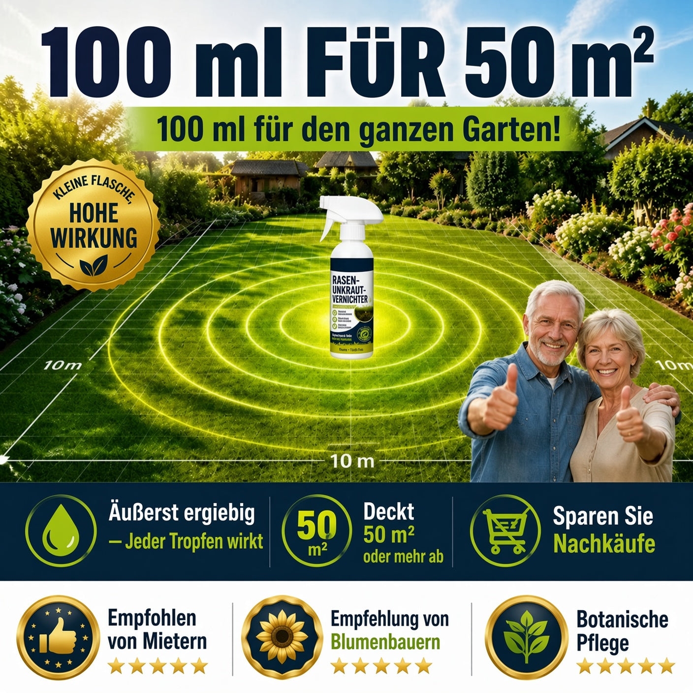 ♻️50 % RABATT 🌿 Unkraut-Stop – 🔥Stark gegen Unkraut & hemmt neues Wachstum | Für Garten, Wege & Hof ⚡