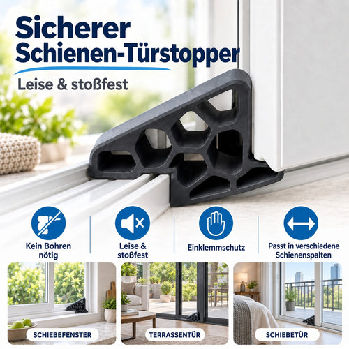🚪✨ 50 % Rabatt – 1 Kaufen, 1 Gratis! Sicherer Türstopper | Stoßdämpfend & Für Schiebefenster Und Balkontüren 🛡️🔇