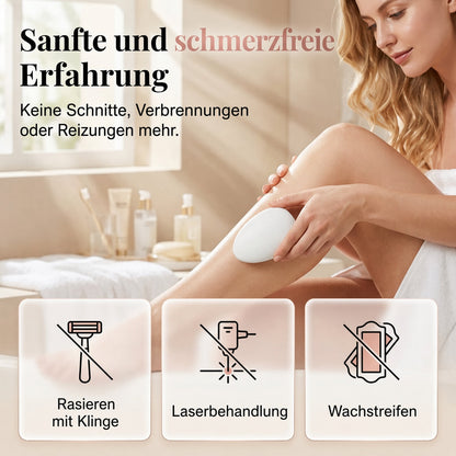 🥳2026 TOP-SELLER🥳💎Ergonomisches Haarentfernungsgerät mit Schutzhülle✨ Kristall-Haarentferner 🪒 Glatte Haut ohne Rasierer! ✨