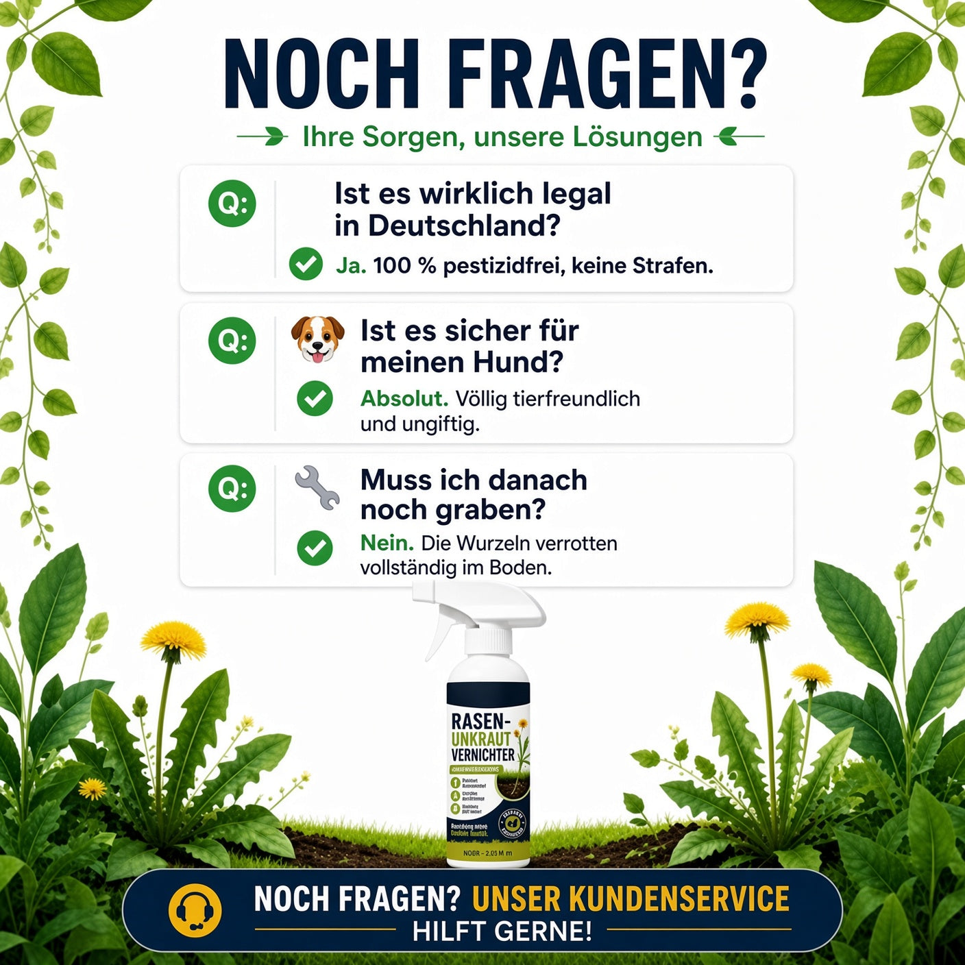 ♻️50 % RABATT 🌿 Unkraut-Stop – 🔥Stark gegen Unkraut & hemmt neues Wachstum | Für Garten, Wege & Hof ⚡