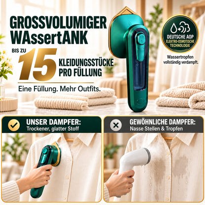 🔥 40% Rabatt – Nur für kurze Zeit! ⏰ ✨ Tragbares Dampfbügeleisen mit schnellem Aufheizen 💨 Nass- & Trockenbügeln für Zuhause und Reisen