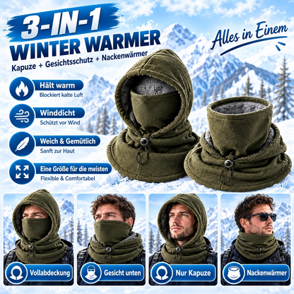 50 % RABATT | ❄️🔥 Winter-Sturmhaube 🧣 – 3-in-1-Wärmeschutz für Gesicht und Hals im Alltag | Dein Must-have für kalte Tage zum kleinen Preis