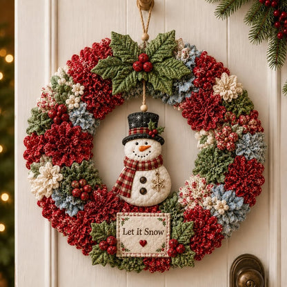 🎄 DIY-Weihnachtskranz-Bastelset mit 3D-Struktur | Entspannend & stimmungsvoll für die Tür