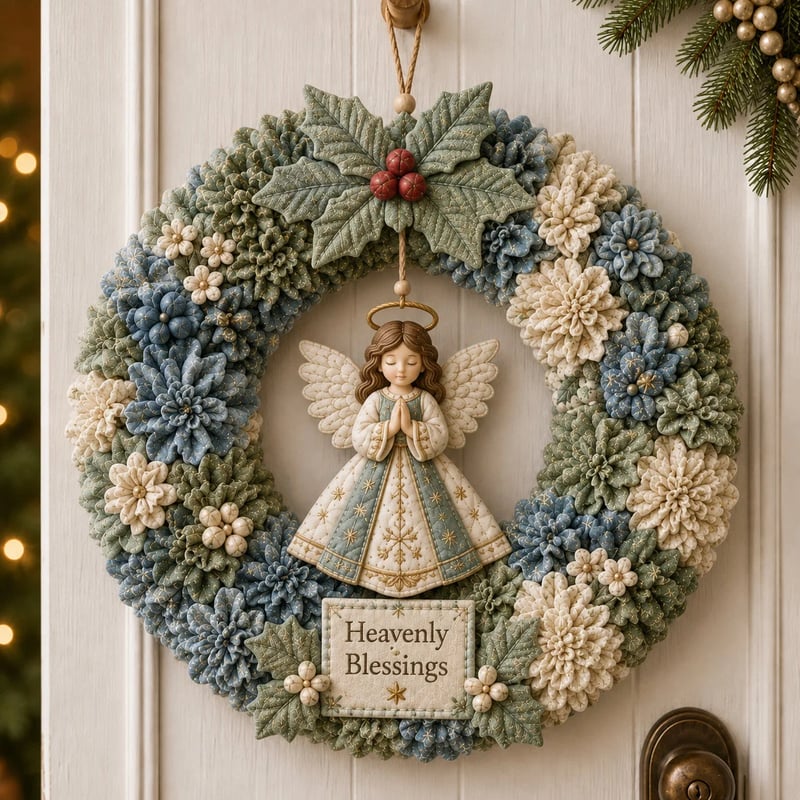 🎄 DIY-Weihnachtskranz-Bastelset mit 3D-Struktur | Entspannend & stimmungsvoll für die Tür