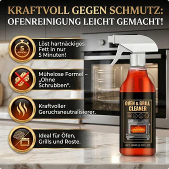 60%off📢📢Kaufen Sie 2 und erhalten Sie 1 gratis ⏰Backofen- und Grillreinigungsspray (Copy)