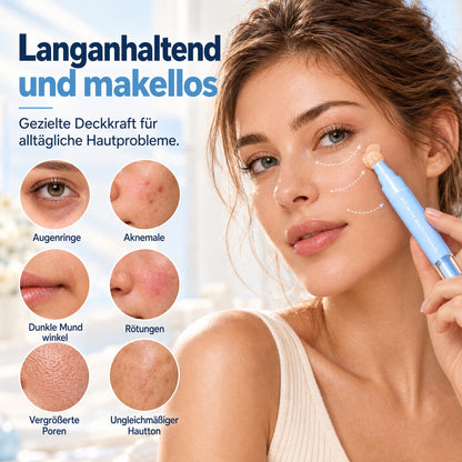 🎁 1+1 GRATIS✨ Concealer Stift & Creme – deckt Augenringe, Pickel & Flecken ab, spendet Feuchtigkeit & verblendet nahtlos