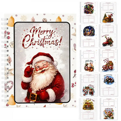 🎁50 % RABATT – Perfekt für Weihnachten! 🎅 🎄 Weihnachts-Geschenkkartenalbum – DIY Spiralalbum für persönliche Geschenke 👍