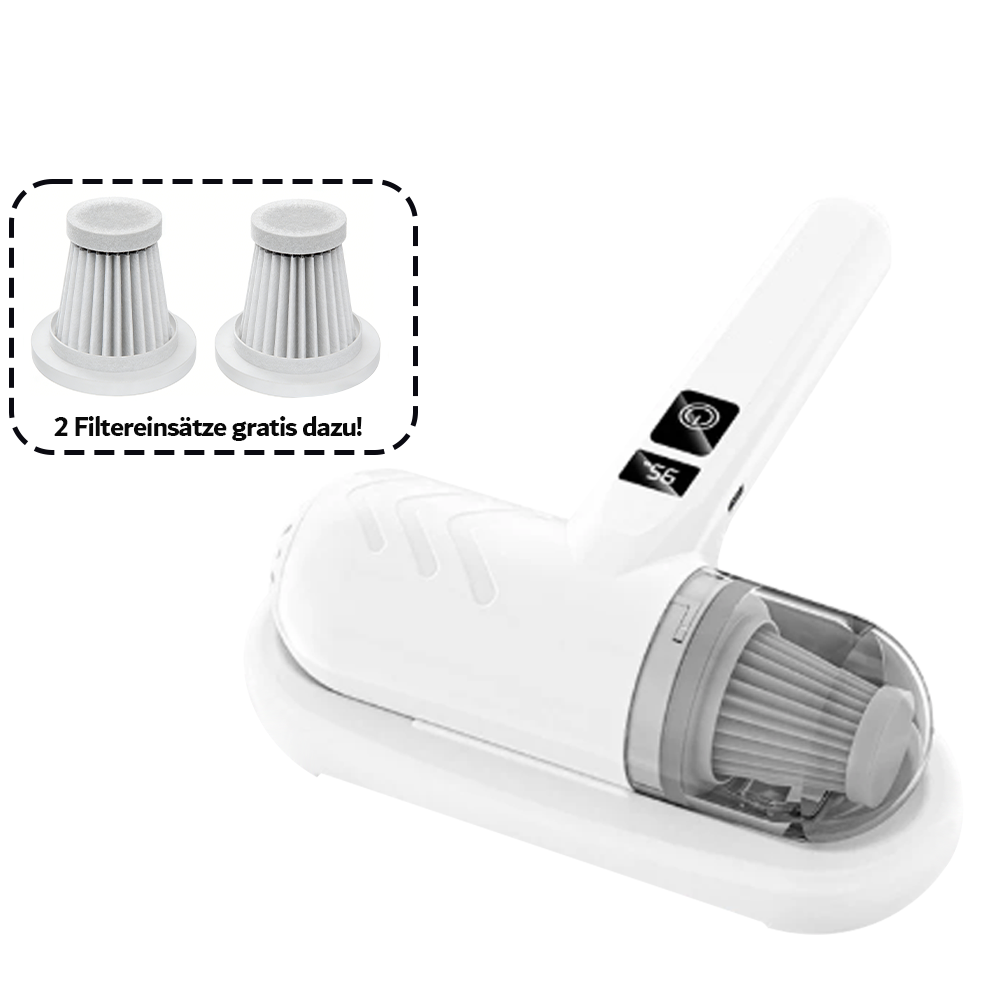 upsell 60%off😱Komplett aufgerüstet🛏️Über 500.000 Stück verkauft!💝Bettstaubsauger mit UV-C-Licht – Klopfen + Saugen + UV in einem!💥🔦 -Remifa®