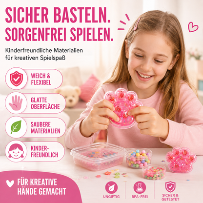🎁DIY-Bausatz für ein „Fried Ice“-Squishy-Spielzeug mit Katzenkrallen-Motiv für Kinder