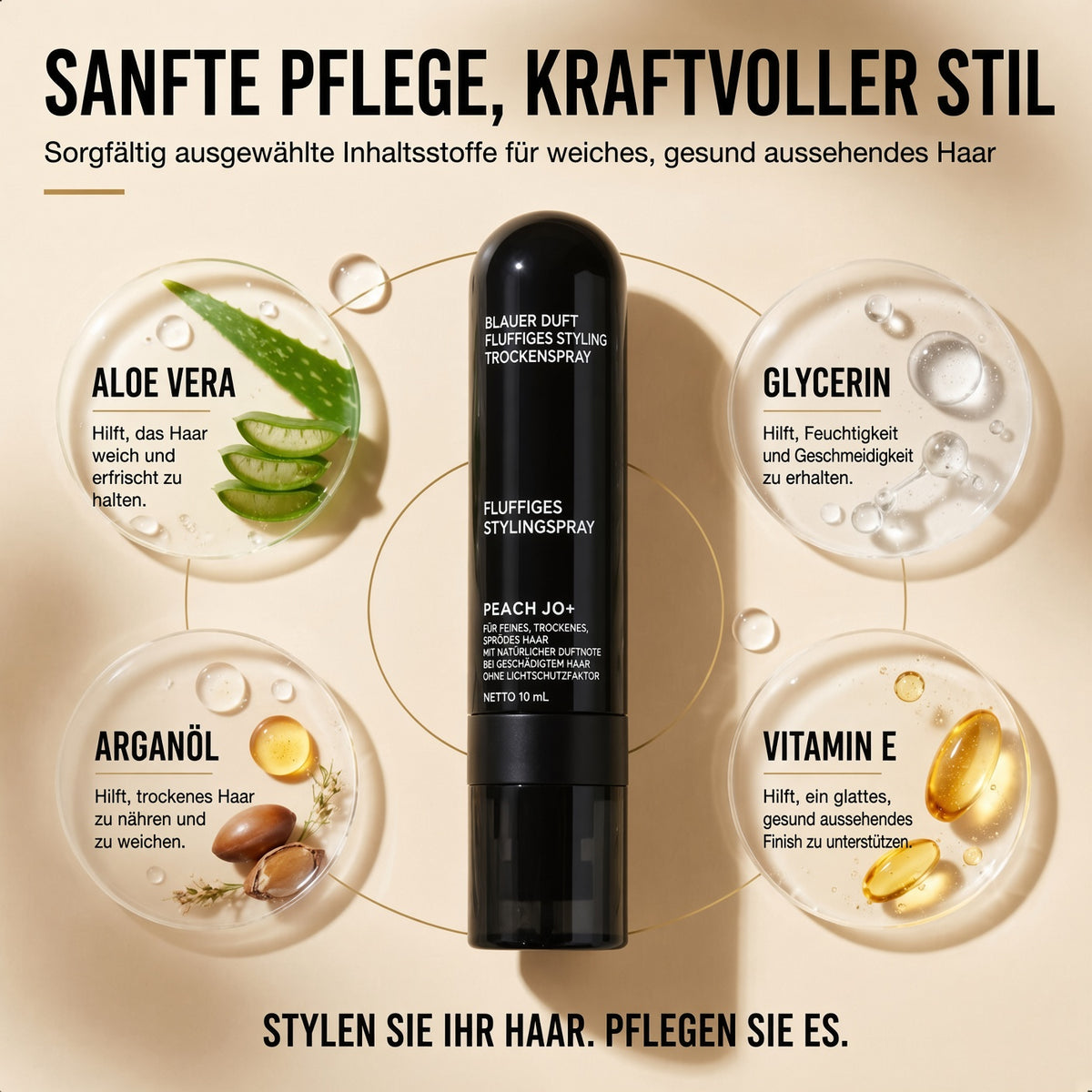 🎉🎉50 % RABATT | NUR FÜR KURZE ZEIT! Fluffy Hair Shaping Spray – Haarspray mit lang anhaltendem Pfirsichduft für mehr Volumen und perfekten Halt den ganzen Tag.