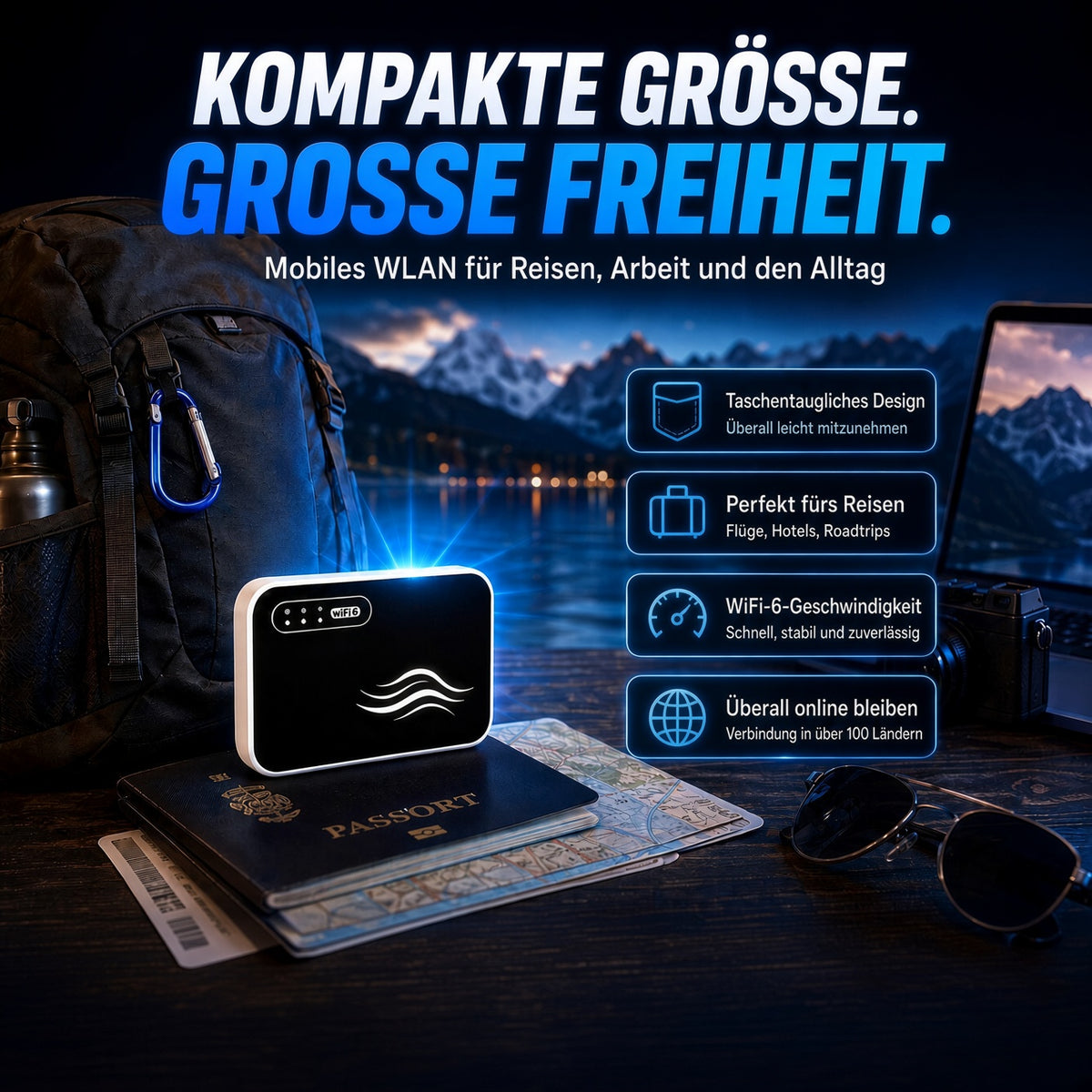 👉👉 50% Rabatt 📶 Überall verbunden bleiben – WLAN im Taschenformat für Reisen, Arbeit & Alltag.