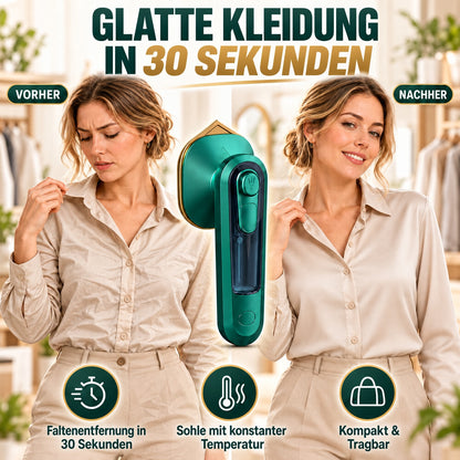 🔥 40% Rabatt – Nur für kurze Zeit! ⏰ ✨ Tragbares Dampfbügeleisen mit schnellem Aufheizen 💨 Nass- & Trockenbügeln für Zuhause und Reisen