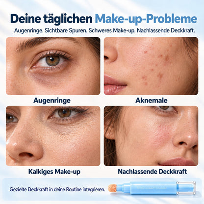 🎁 1+1 GRATIS✨ Concealer Stift & Creme – deckt Augenringe, Pickel & Flecken ab, spendet Feuchtigkeit & verblendet nahtlos