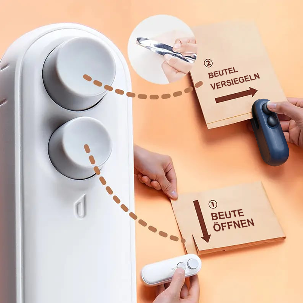 💥Neujahrsangebot 55% Rabatt💥✨Mini Siegelmaschine – 🧊Frisch halten -Remifa®