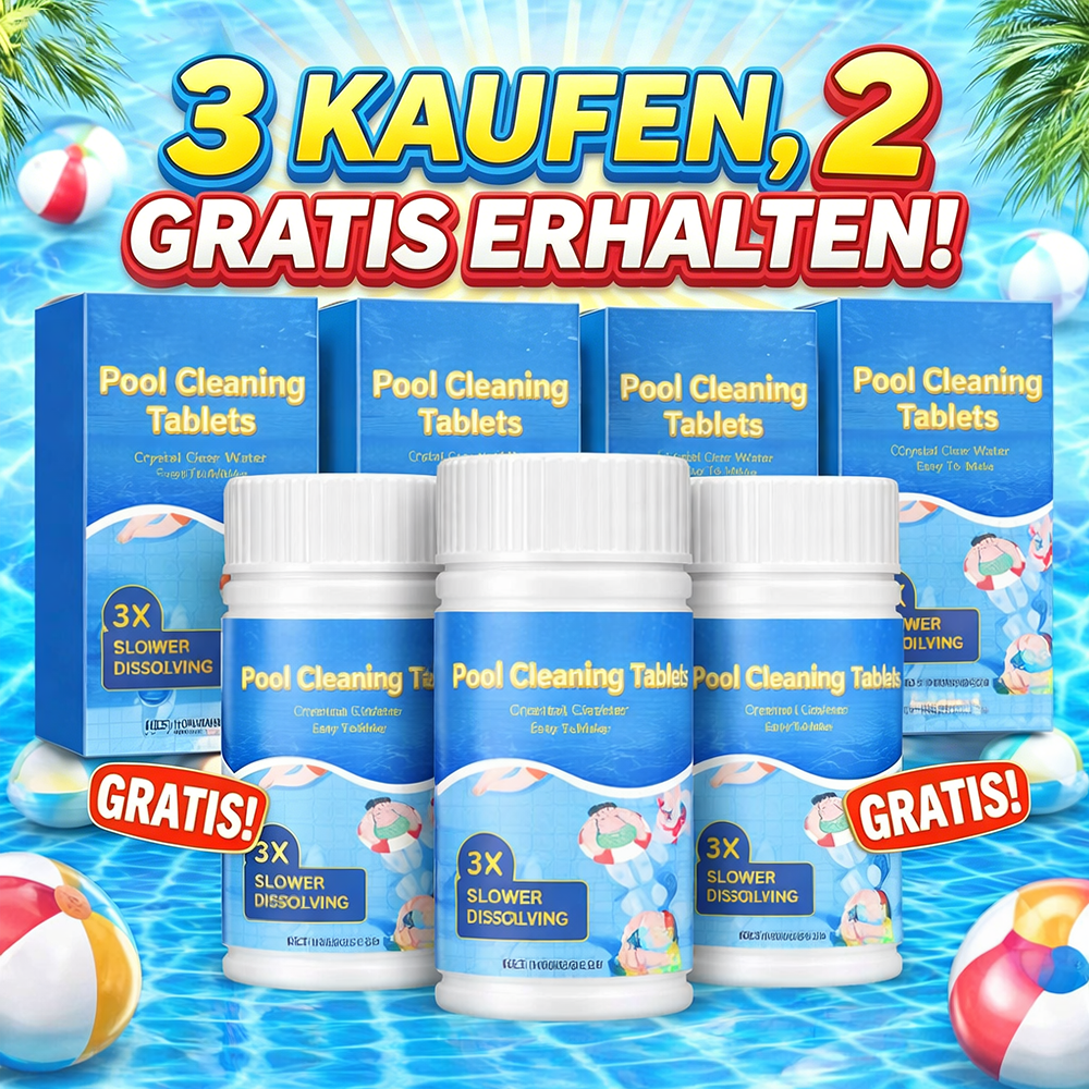 🏊‍♂️ Pool-Reinigungstabletten für kristallklares Wasser
