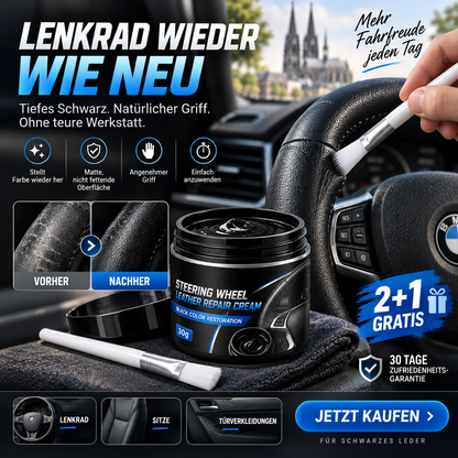 🔧🛞 Lenkrad-Reparaturcreme – Kratzer & Abnutzung verschwinden – ohne Werkstatt! ✨