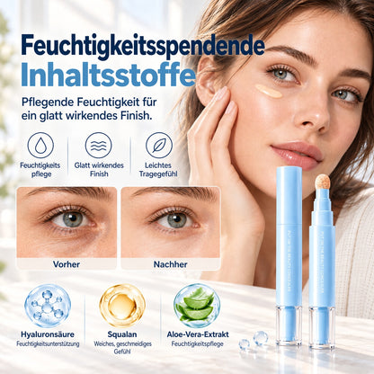 🎁 1+1 GRATIS✨ Concealer Stift & Creme – deckt Augenringe, Pickel & Flecken ab, spendet Feuchtigkeit & verblendet nahtlos