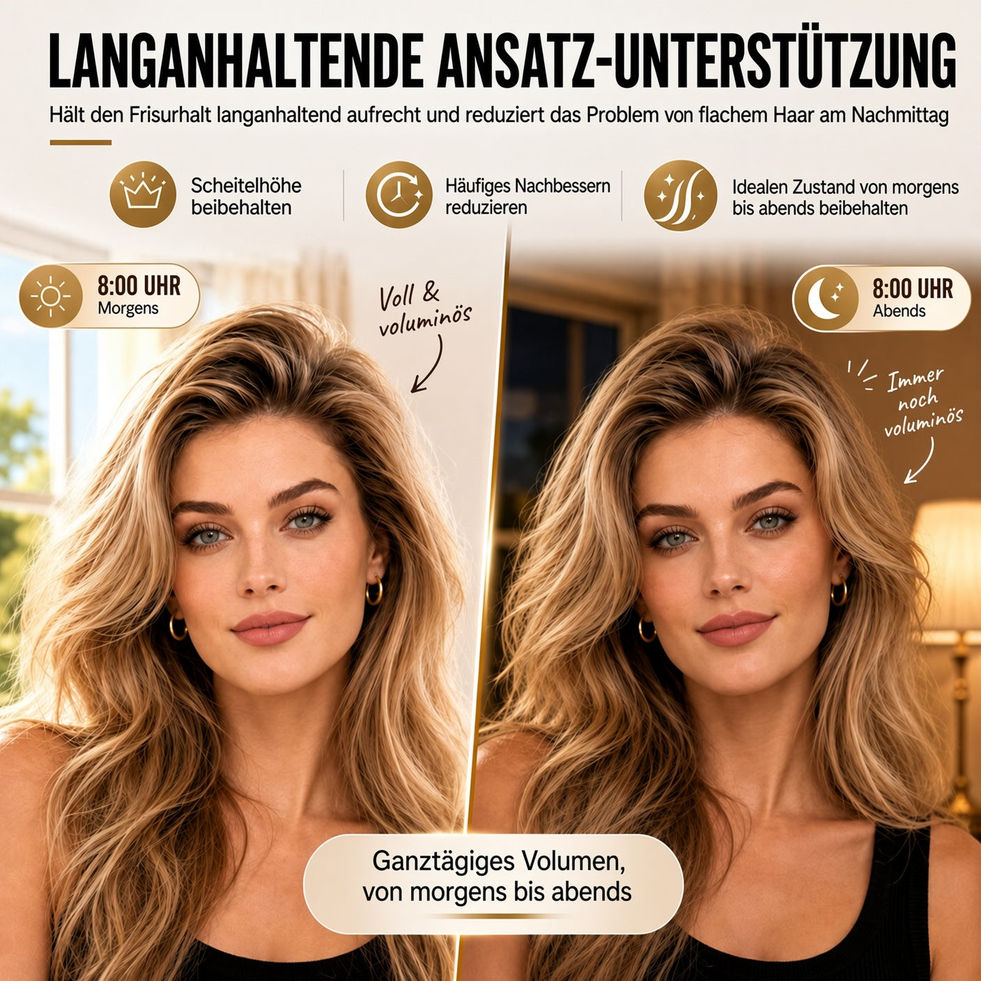🎉🎉 50 % RABATT | NUR FÜR KURZE ZEIT!  Fluffy Hair Shaping Spray – Haarspray mit lang anhaltendem Pfirsichduft für mehr Volumen und perfekten Halt den ganzen Tag.