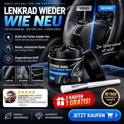 🔧🛞 Lenkrad-Reparaturcreme – Kratzer & Abnutzung verschwinden – ohne Werkstatt! ✨