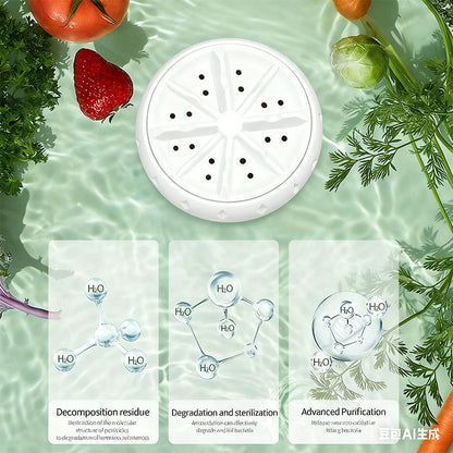 🍉🥬 Effiziente tragbare Obst- und Gemüsewaschmaschinen