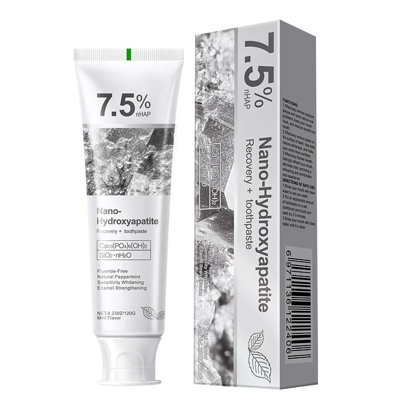 🦷🦷 Regenerierende Zahnpasta mit 7,5 % Nano-Hydroxylapatit ☁️☁️ Tiefenreinigung · Schnelle Aufhellung · Zahnschmelz-Reparatur