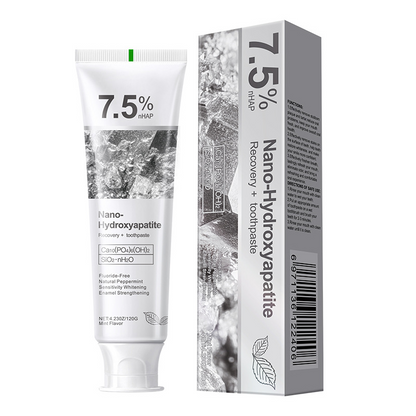 🦷🦷 Regenerierende Zahnpasta mit 7,5 % Nano-Hydroxylapatit ☁️☁️ Tiefenreinigung · Schnelle Aufhellung · Zahnschmelz-Reparatur