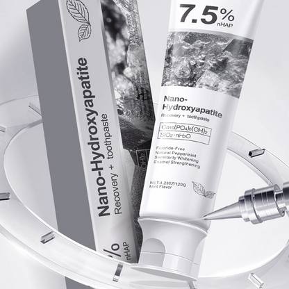 🦷🦷 Regenerierende Zahnpasta mit 7,5 % Nano-Hydroxylapatit ☁️☁️ Tiefenreinigung · Schnelle Aufhellung · Zahnschmelz-Reparatur