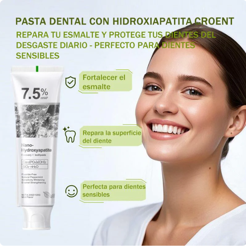 🦷🦷 Regenerierende Zahnpasta mit 7,5 % Nano-Hydroxylapatit ☁️☁️ Tiefenreinigung · Schnelle Aufhellung · Zahnschmelz-Reparatur