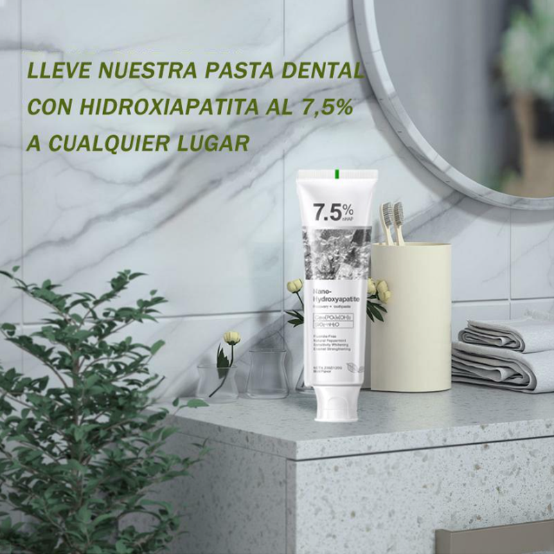 🦷🦷 Regenerierende Zahnpasta mit 7,5 % Nano-Hydroxylapatit ☁️☁️ Tiefenreinigung · Schnelle Aufhellung · Zahnschmelz-Reparatur