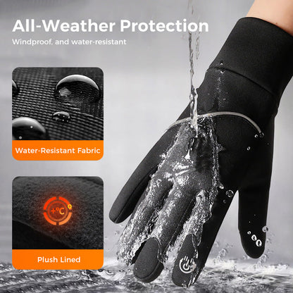 Unisex-Windschutz-Handschuhe mit Heizfunktion und Touchscreen-Funktion