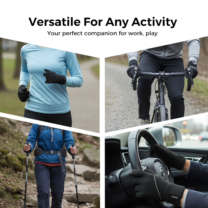 Unisex-Windschutz-Handschuhe mit Heizfunktion und Touchscreen-Funktion