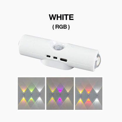 💸 -50% RABATT!!⏰Magnetische RGB-Bewegungsmelder-Nachtleuchte ✨ | Bohrfrei, kabellos, wiederaufladbare LED-Leuchte, ideal für dunkle Treppen, Flure und nächtliche Gänge
