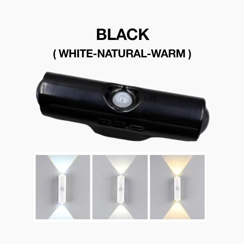 💸 -50% RABATT!!⏰Magnetische RGB-Bewegungsmelder-Nachtleuchte ✨ | Bohrfrei, kabellos, wiederaufladbare LED-Leuchte, ideal für dunkle Treppen, Flure und nächtliche Gänge