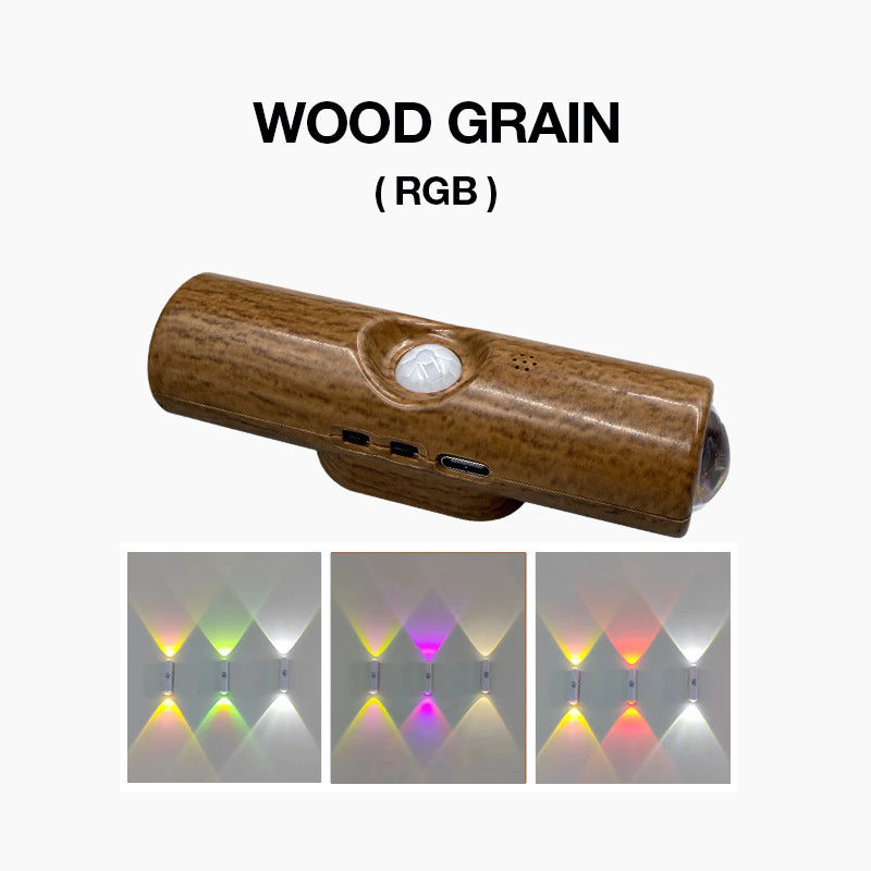 💸 -50% RABATT!!⏰Magnetische RGB-Bewegungsmelder-Nachtleuchte ✨ | Bohrfrei, kabellos, wiederaufladbare LED-Leuchte, ideal für dunkle Treppen, Flure und nächtliche Gänge