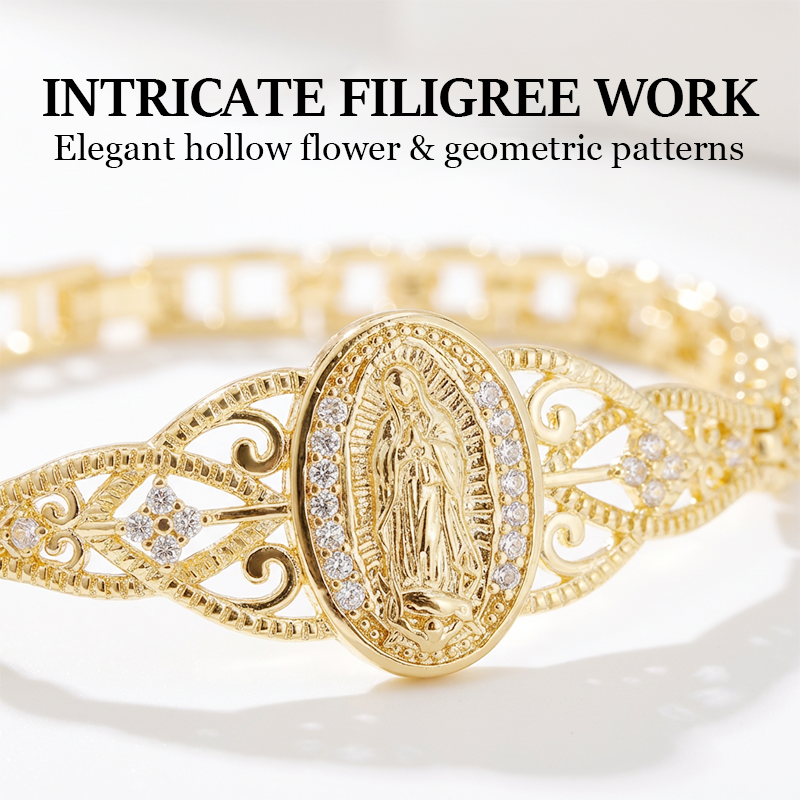 ⏳ NUR FÜR KURZE ZEIT ⏰ Maria-Armband, filigranes Blumendesign – Perfekt zu jedem Outfit & als Geschenk ✨