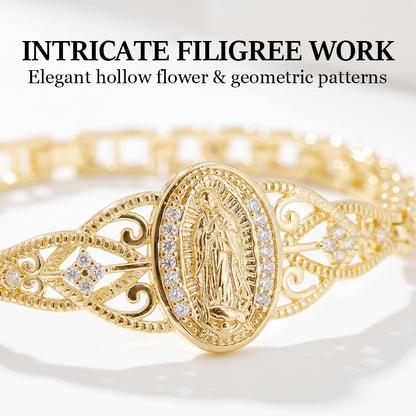 ⏳ NUR FÜR KURZE ZEIT ⏰ Maria-Armband, filigranes Blumendesign – Perfekt zu jedem Outfit & als Geschenk ✨
