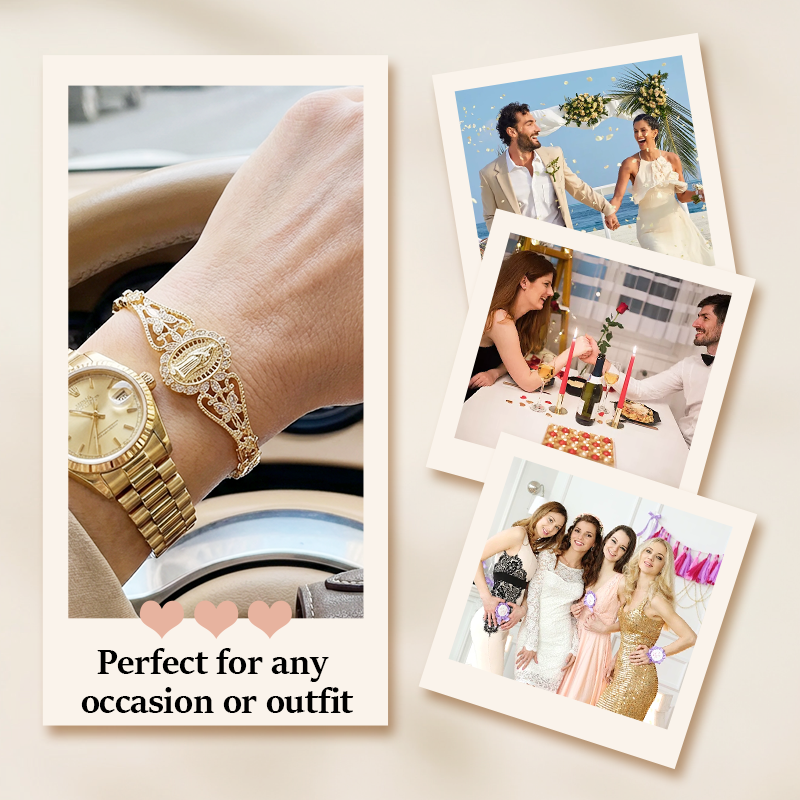 ⏳ NUR FÜR KURZE ZEIT ⏰ Maria-Armband, filigranes Blumendesign – Perfekt zu jedem Outfit & als Geschenk ✨