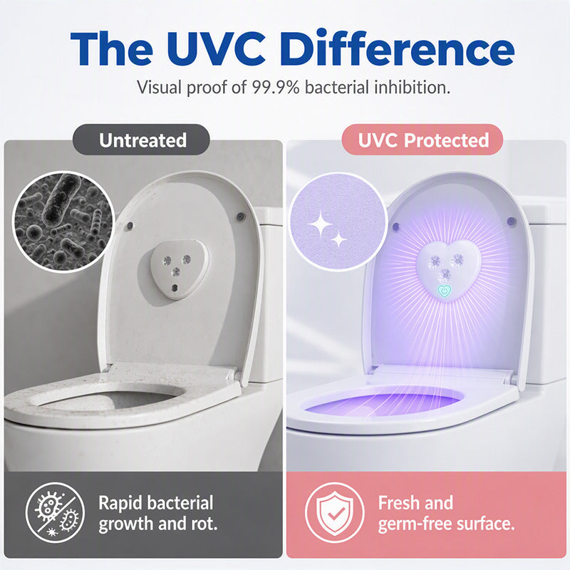 💜Intelligente UV-C-Toiletten-Desinfektionslampe｜UV-Desinfektion, Geruchsbeseitigung und hygienische Sauberkeit für Toilette und Badezimmer✨