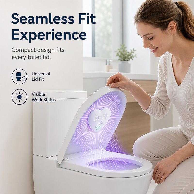 💜Intelligente UV-C-Toiletten-Desinfektionslampe｜UV-Desinfektion, Geruchsbeseitigung und hygienische Sauberkeit für Toilette und Badezimmer✨