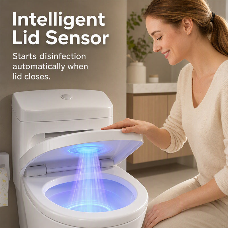 💜Intelligente UV-C-Toiletten-Desinfektionslampe｜UV-Desinfektion, Geruchsbeseitigung und hygienische Sauberkeit für Toilette und Badezimmer✨