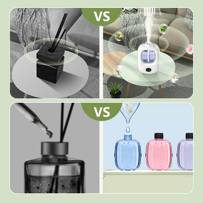 📢📢50 % RABATT! ⏰🎶Kabelloser Aroma-Diffusor mit Sandelholzduft – 4 Timer, leiser Betrieb & elegantes Dufterlebnis🌿💡