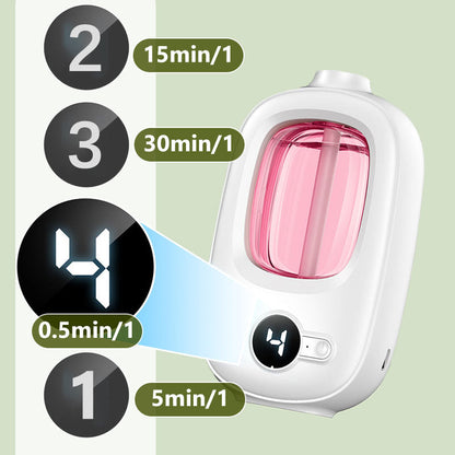 📢📢50 % RABATT! ⏰🎶Kabelloser Aroma-Diffusor mit Sandelholzduft – 4 Timer, leiser Betrieb & elegantes Dufterlebnis🌿💡