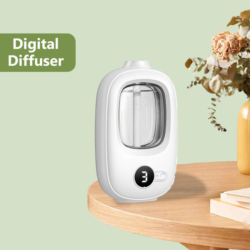 📢📢50 % RABATT! ⏰🎶Kabelloser Aroma-Diffusor mit Sandelholzduft – 4 Timer, leiser Betrieb & elegantes Dufterlebnis🌿💡