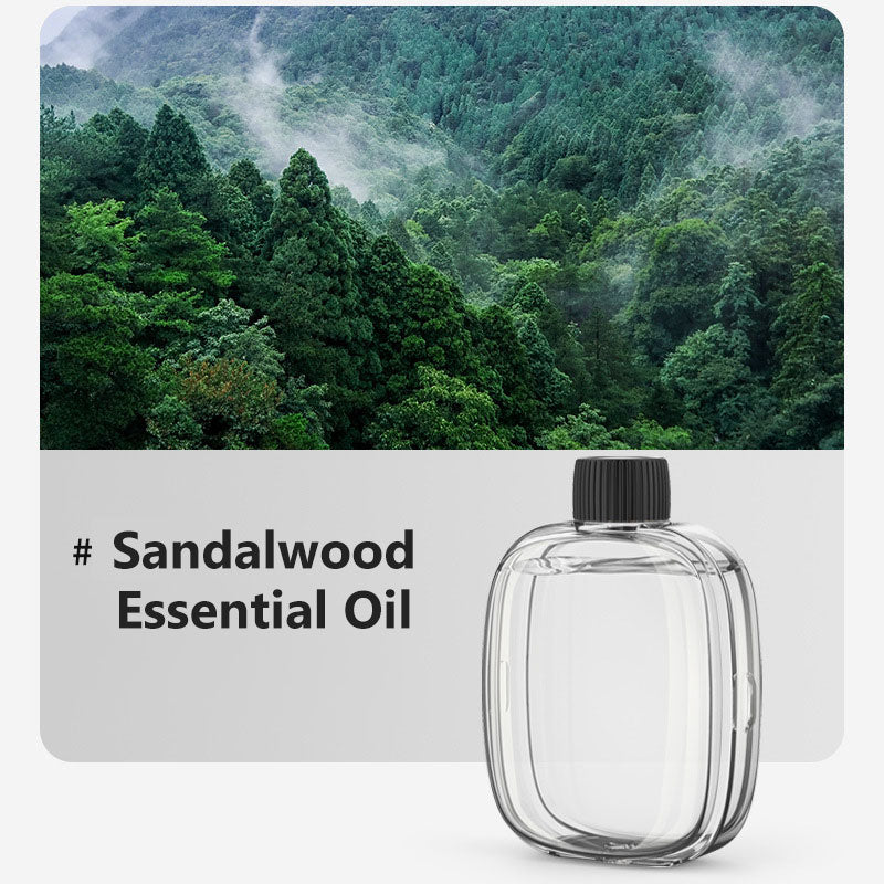 📢📢50 % RABATT! ⏰🎶Kabelloser Aroma-Diffusor mit Sandelholzduft – 4 Timer, leiser Betrieb & elegantes Dufterlebnis🌿💡